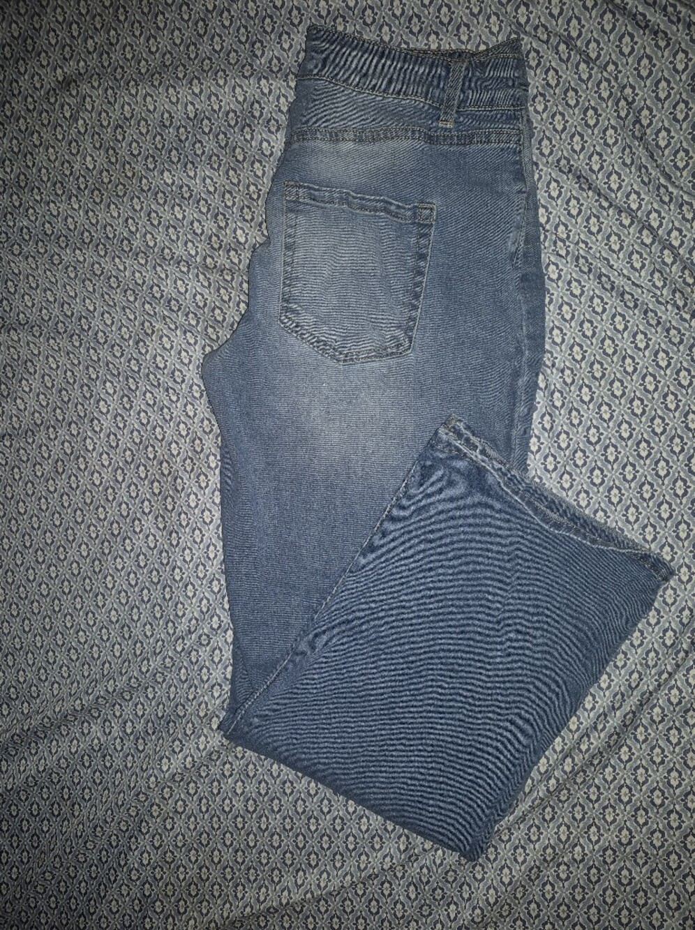 Blue Asphalt Men's Bootcut Denim Jeans - Mid Blue